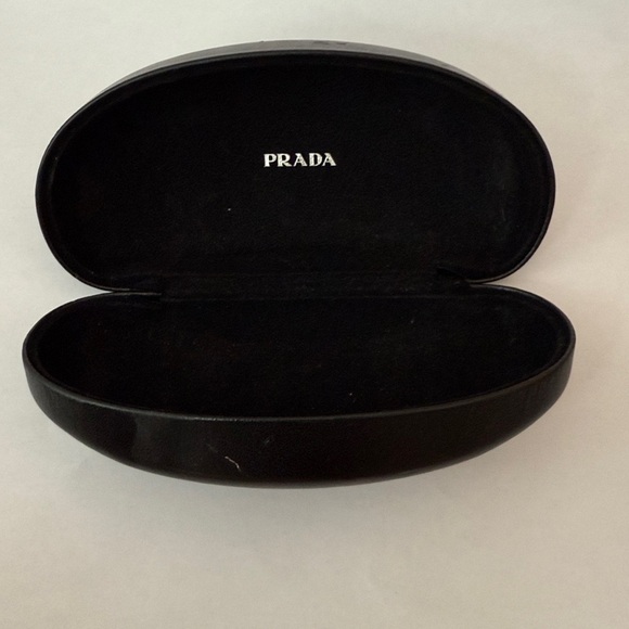 Prada burgundy sunglasses spr27L 57017 iAd 6e1 135 3p with case main image 5